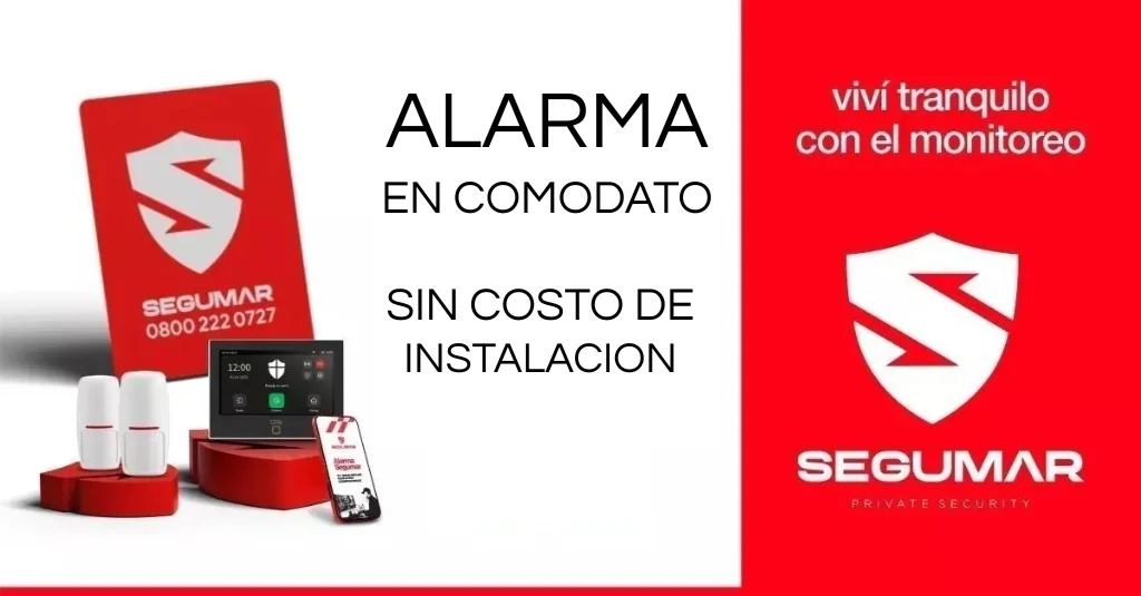 Alarma en Comodato — Sin costo de instalación