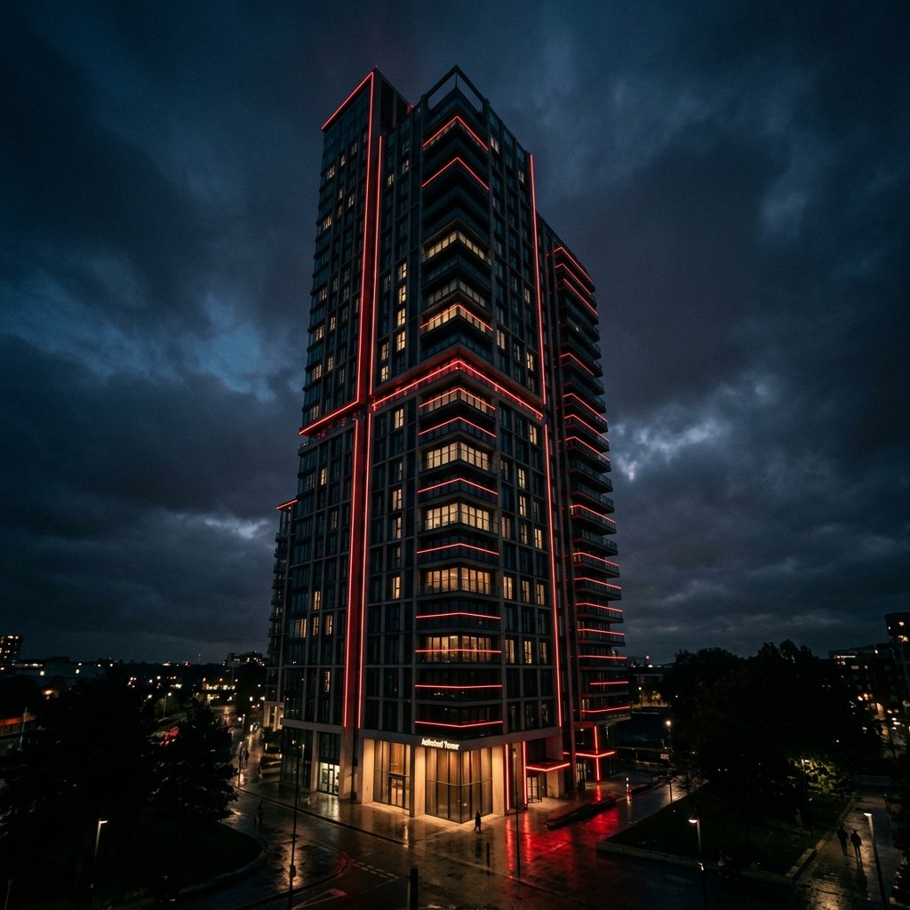 Edificio inteligente protegido